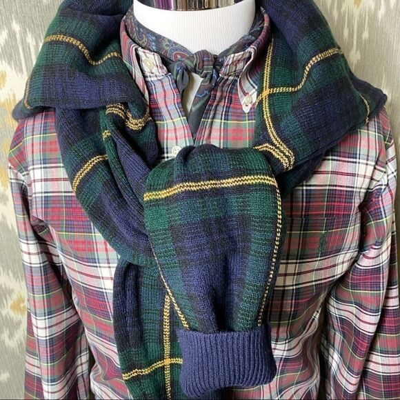 Ralph Lauren Red Tartan Plaid Button Down Shirt - Picture 11 of 16